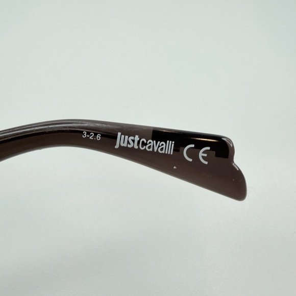 JUST‎ CAVALLI JC746S CatEye Sunglasses Frames only 52•18•140 Black Oversized main image 11